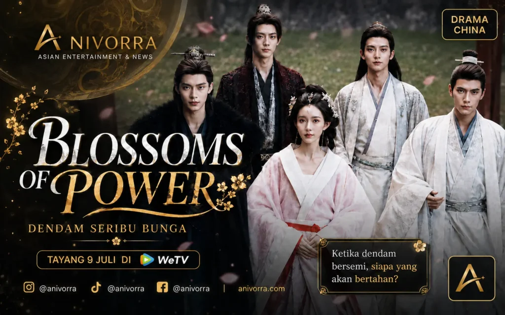 Blossoms of Power Tayang 9 Juli di WeTV, Drama Balas Dendam Kerajaan yang Paling Dinanti Tahun Ini